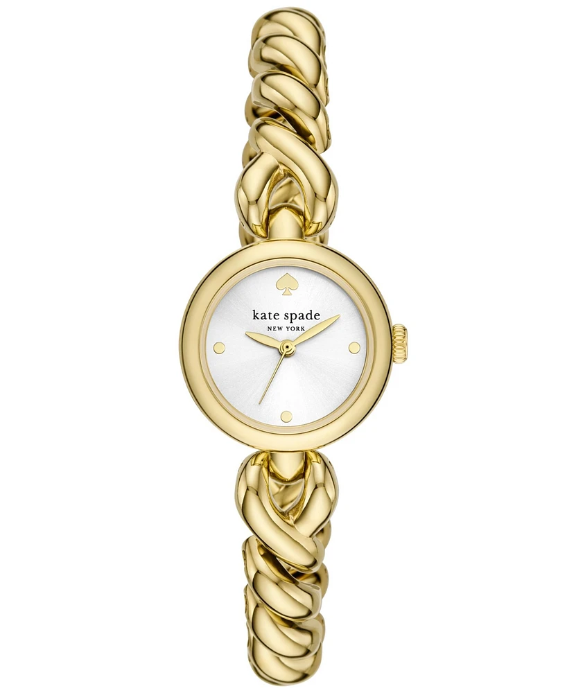 Kate Spade New York Women's Monroe Gold-Tone Stainless Steel Bracelet Watch 24mm - Gold