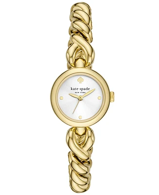 Kate Spade New York Women's Monroe Gold-Tone Stainless Steel Bracelet Watch 24mm - Gold