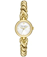 Kate Spade New York Women's Monroe Gold-Tone Stainless Steel Bracelet Watch 24mm - Gold