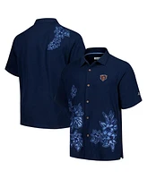 Tommy Bahama Men's Navy Chicago Bears Hibiscus Camp Button-Up Shirt