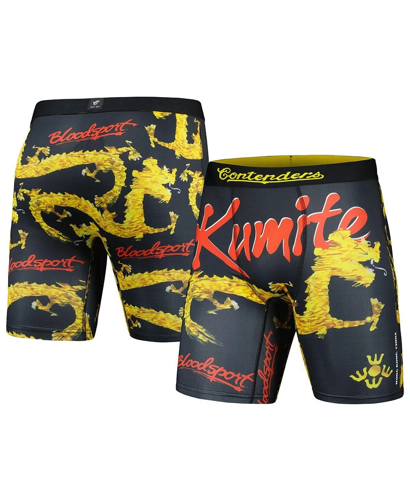 Contenders Clothing Men's Black Bloodsport Kumite Boxer Briefs