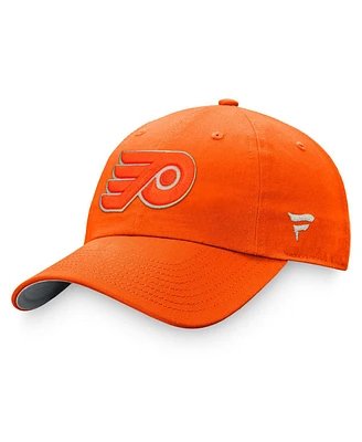 Fanatics Women's Orange Philadelphia Flyers Iconic Glimmer Adjustable Hat