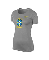 Nike Women's Heather Gray Brazil National Team Legend Performance T-Shirt