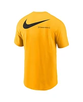 Nike Men's Gold Pittsburgh Pirates 2-Hit Speed City Connect T-Shirt