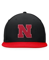 Top of the World Men's Black Nebraska Huskers Fitted Hat