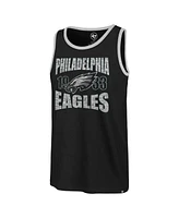 '47 Brand Men's Black Philadelphia Eagles Upload Franklin Tank Top