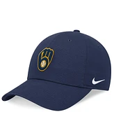 Nike Men's Navy Milwaukee Brewers Club Adjustable Hat