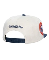 Mitchell & Ness Men's Cream Houston Astros Cooperstown Collection Speed Zone Snapback Hat