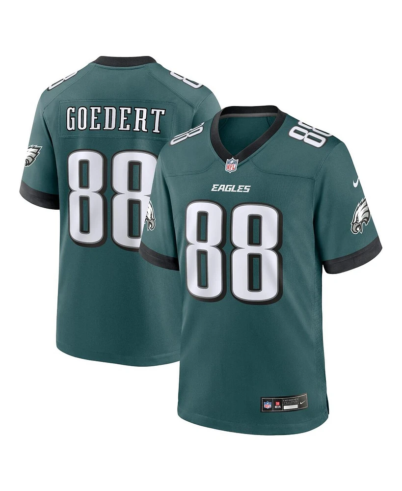 Nike Men's Dallas Goedert Midnight Green Philadelphia Eagles Team Game Jersey