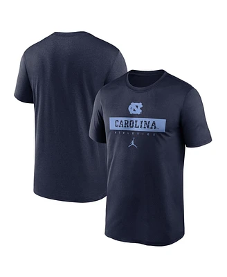 Jordan Men's Navy North Carolina Tar Heels 2024 Sideline Legend Performance T-Shirt