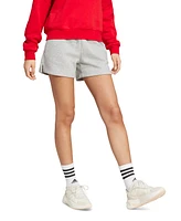 adidas Women's Essentials Small Logo Fleece Shorts