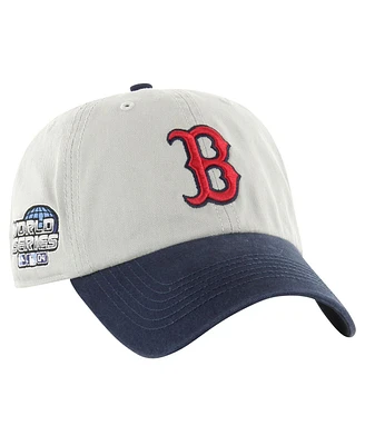 '47 Brand Men's Gray/Navy Boston Red Sox Sure Shot Classic Franchise Fitted Hat