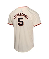 Nike Big Boys and Girls Mike Yastrzemski Cream San Francisco Giants Home Game Player Jersey