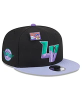 New Era Men's Black/Purple Las Vegas Aviators Grape Big League Chew Flavor Pack 9FIFTY Snapback Hat