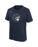 Nike Big Boys and Girls Navy Minnesota Lynx Essential Logo T-Shirt