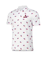 Antigua Men's White St. Louis Cardinals Americana Polo