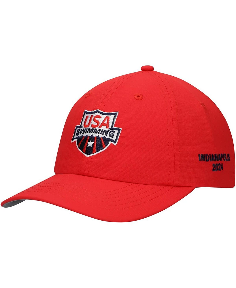 Imperial Men's Red Usa Swimming 2024 Olympic Trials The Original Adjustable Hat