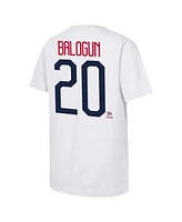 Outerstuff Men's Folarin Balogun White Usmnt Name Number T-Shirt