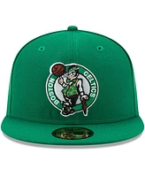 New Era Men's Kelly Green/ Boston Celtics 2024 Nba Finals Champions Side Patch 59FIFTY Fitted Hat