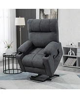 Homcom Lift Chair Recliners for Elderly with Footrest
