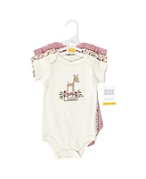 Hudson Baby Baby Girls Cotton Bodysuits, Fawn Cutie