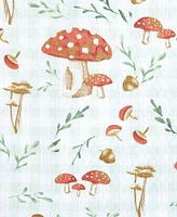 Martha Stewart Autumn Harvest Mushroom Plaid Kitchen Towel, Set of 3