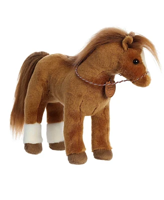 Aurora Large Showstoppers Quarter Horse Breyer Exquisite Plush Toy Brown 13"