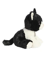 Aurora Small Whiskers Kitten Precious Moments Inspirational Plush Toy Black 7"