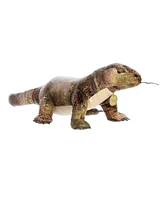 Aurora Large Komodo Dragon Miyoni Realistic Plush Toy Brown 20"