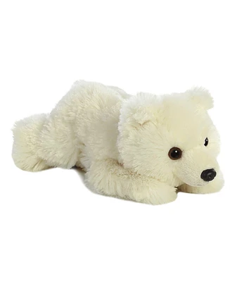 Aurora Small Polar Bear Mini Flopsie Adorable Plush Toy White 8"