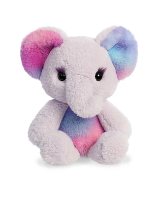 Aurora Small Taro Elephant Sweet Pop Colorful Plush Toy Multicolor 9"