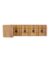 Slickblue Toboggan Wall Decor With Hooks 31"l