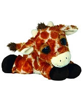 Aurora Medium Gallop Giraffe Dreamy Eyes Enchanting Plush Toy Brown 10"