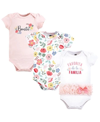 Hudson Baby Girls Cotton Bodysuits
