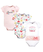 Hudson Baby Girls Cotton Bodysuits