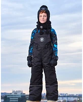 Deux par Kids Unisex Overall Snow Pants Black