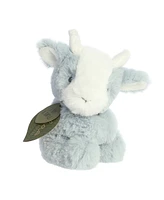 ebba Small Goat Kid Rattle Eco Eco-Friendly Baby Plush Toy Blue 6"