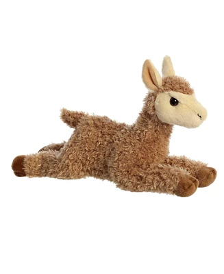 Aurora Medium Louis Llama Flopsie Adorable Plush Toy Brown 12"