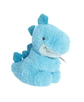 ebba Small Sydney Stego Rattle Eco Eco-Friendly Baby Plush Toy Blue 5.5"