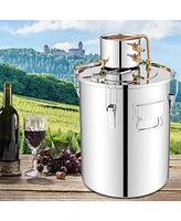 Slickblue 40 L Water Alcohol Distiller with 2 Stainless Steel Pots-10 Gal