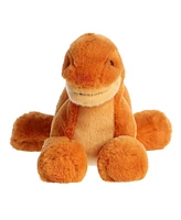 Aurora Medium Brontosaurus Flopsie Adorable Plush Toy Orange 12"