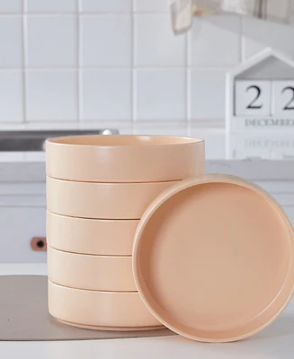 Stone Lain Stella Porcelain Pasta Bowls, Set of 6