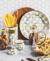 Mackenzie-Childs Sterling Check Utensil Holder