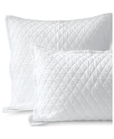 Lands' End Solid Diamond Double Voile Pillow Sham