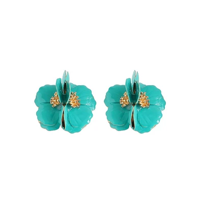 Sohi Women's Flora Drop Earrings