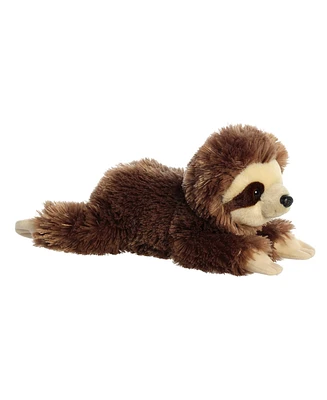 Aurora Medium Snoozy Sloth Flopsie Adorable Plush Toy Brown 12"