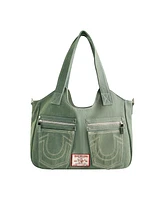 True Religion Horseshoe Stitch Satchel Bag