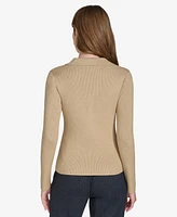 Tommy Hilfiger Women's Ribbed Long-Sleeve Top