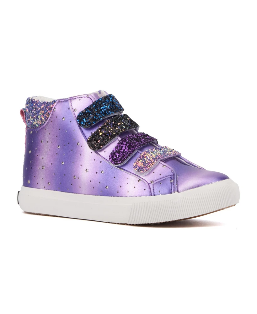 Olivia Miller Girls Rain Bow High Top Sneaker