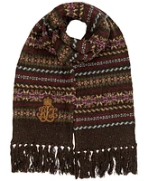 Lauren Ralph Lauren Fair Isle with Bullion Patch Scarf